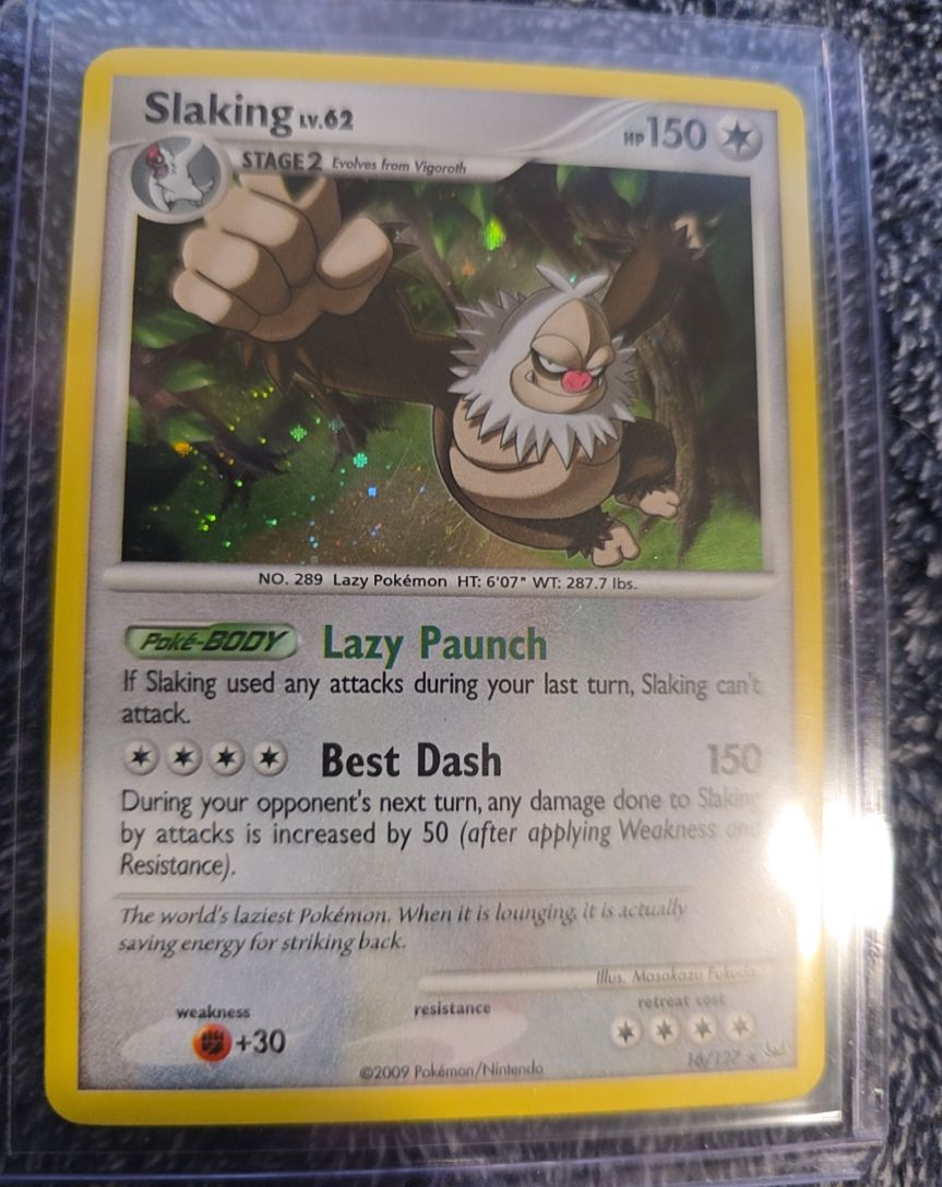 2009 Pokémon Platinum #16 Slaking — front