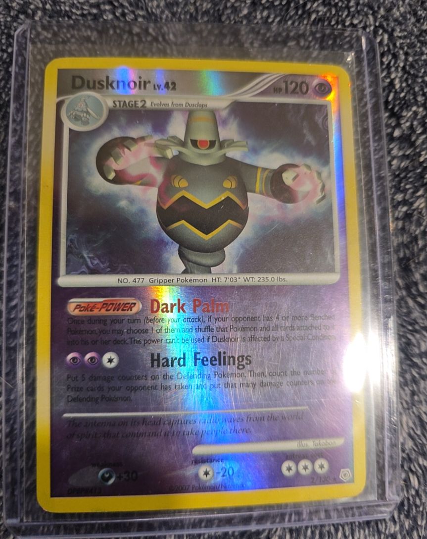 2007 Pokémon Diamond & Pearl #2 Dusknoir — front