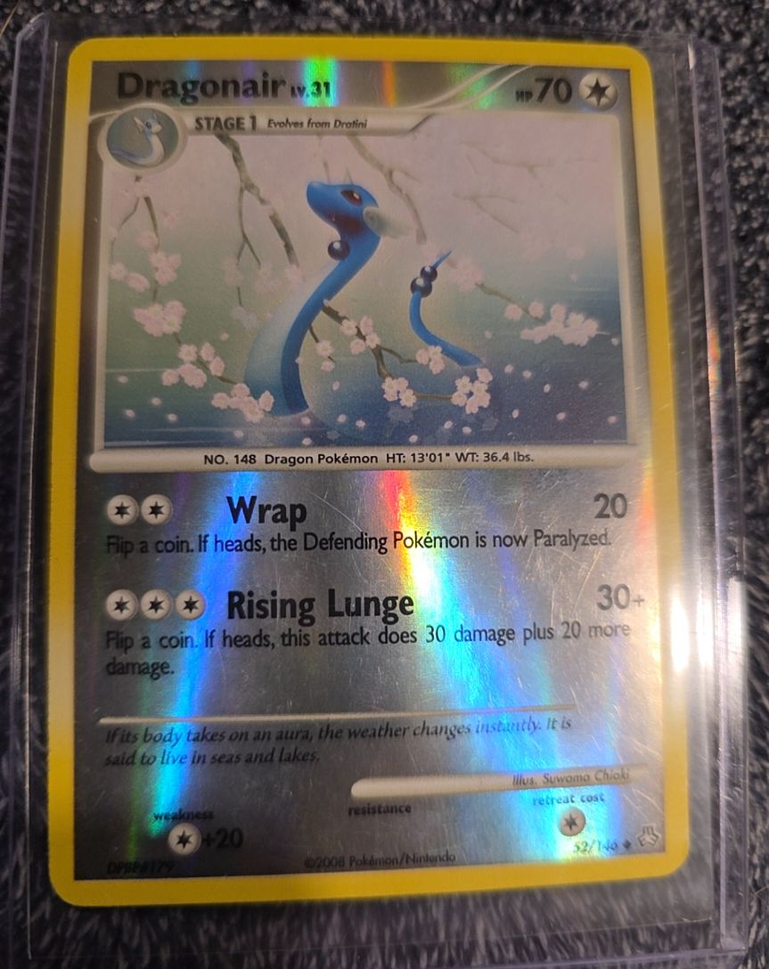 2008 Pokémon Legends Awakened #52 Dragonair — front