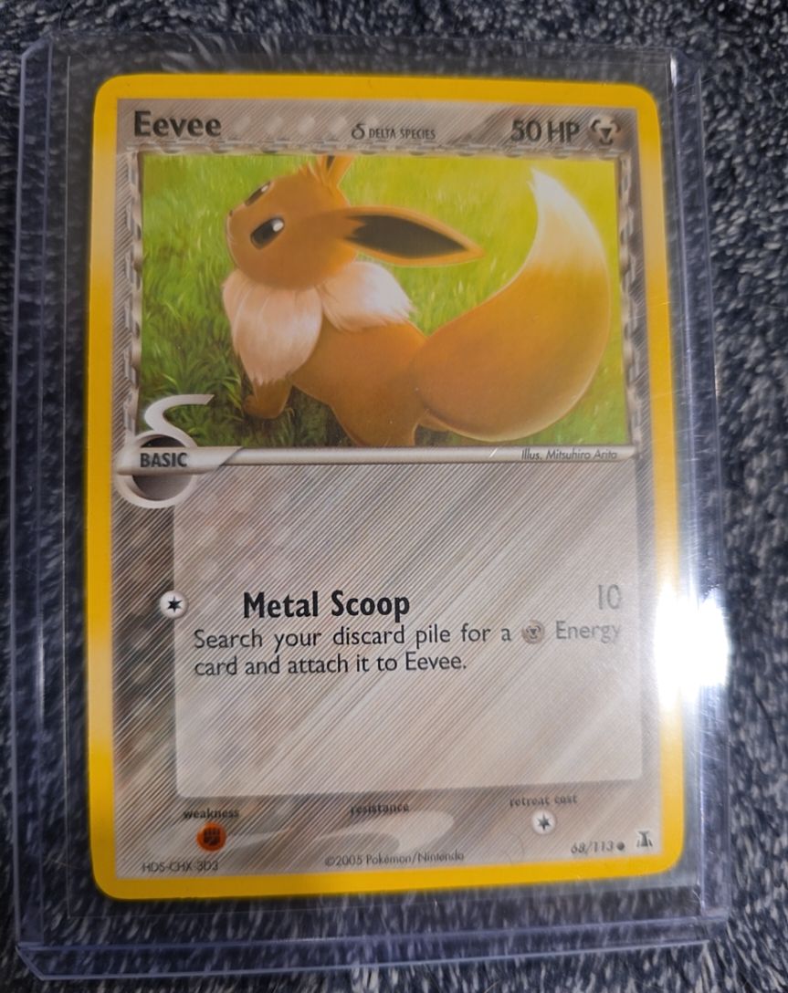2005 Pokémon Delta Species #68 Eevee — front