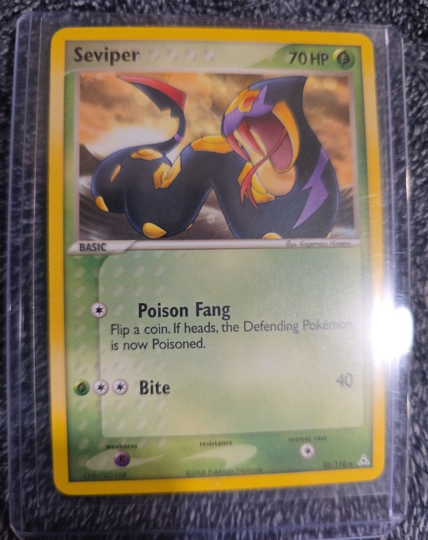2006 Pokemon EX Holon Phantoms #32 Seviper — front