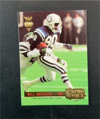 1992 Pro Set Gold MVP #MVP6 Bill Brooks — front