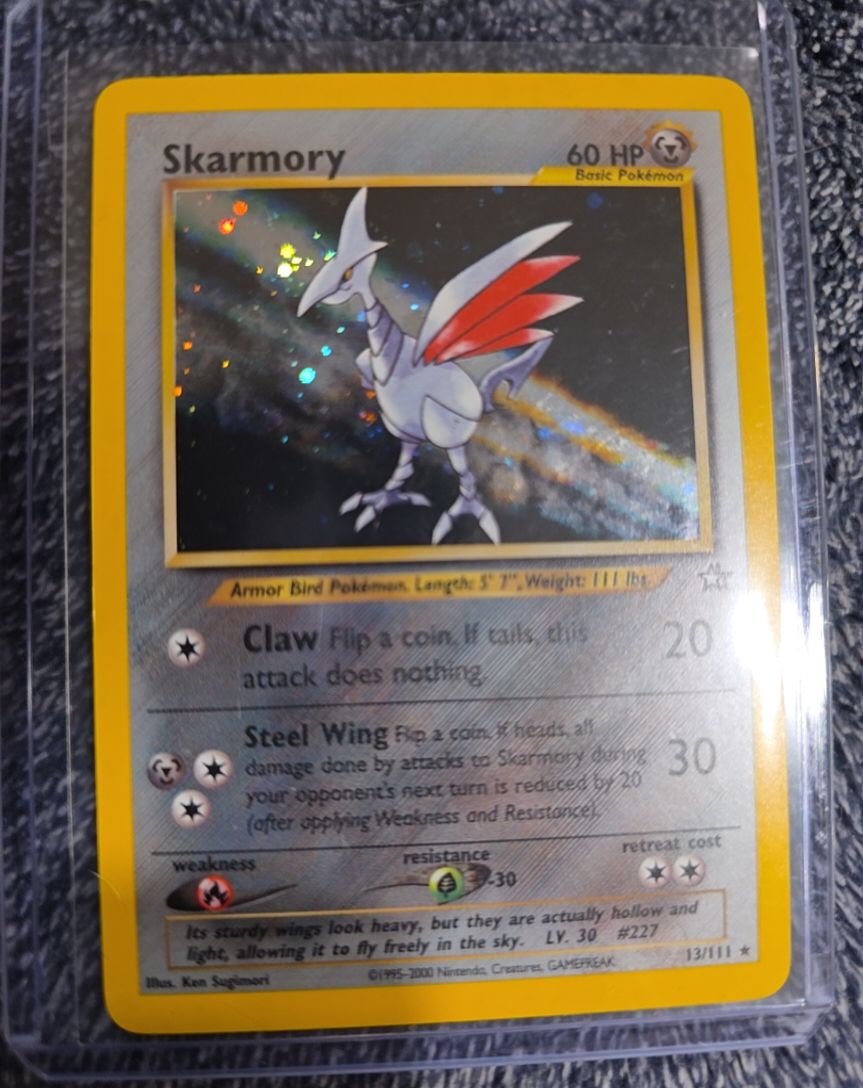 2000 Pokémon Neo Genesis #13 Skarmory — front