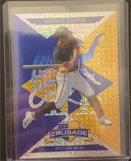 2025 Panini Crusade #9 Konnor Griffin — front