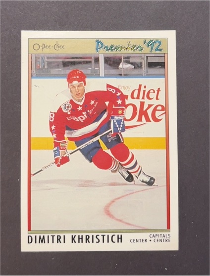 1991-92 O-Pee-Chee Premier #176 Dimitri Khristich — front