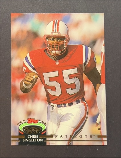 1992 Topps Stadium Club #156 Chris Singleton — front
