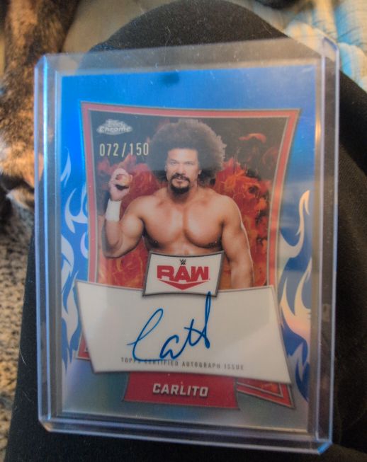 2025 Topps Chrome WWE #RBA-CAR Carlito — front
