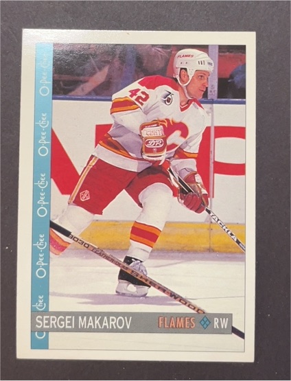1992-93 O-Pee-Chee #90 Sergei Makarov — front