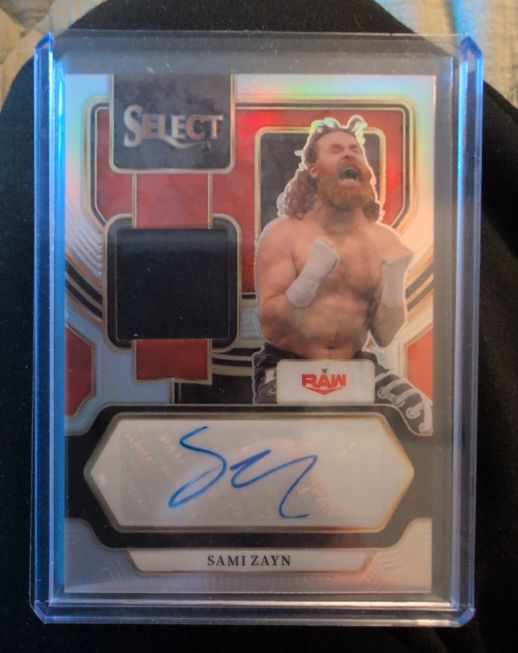 2024 Panini Select WWE #AM-SZN Sami Zayn — front