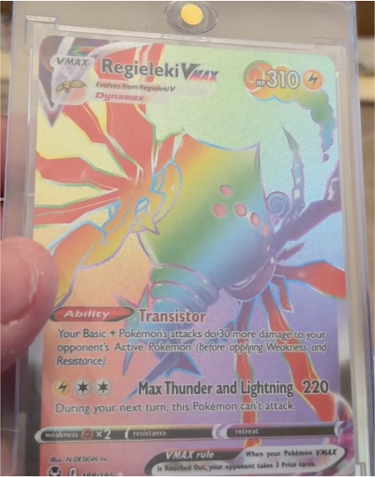 2022 Pokémon Sword & Shield Silver Tempest #058 Regieleki VMAX — front