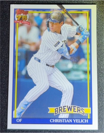 2026 Topps Series 1 #T91-83 Christian Yelich — front