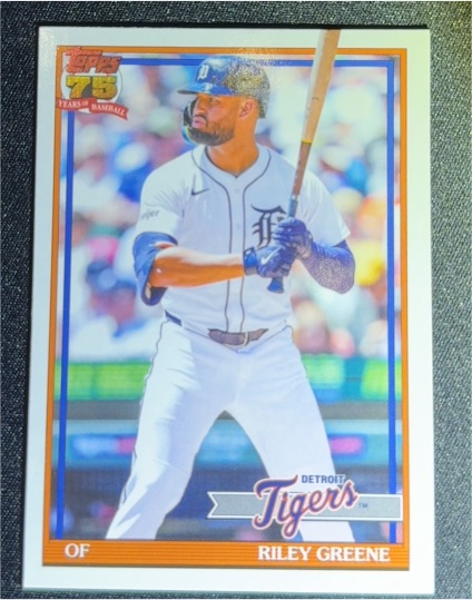 2026 Topps Series 1 1991 Topps #T91-2 Riley Greene — front