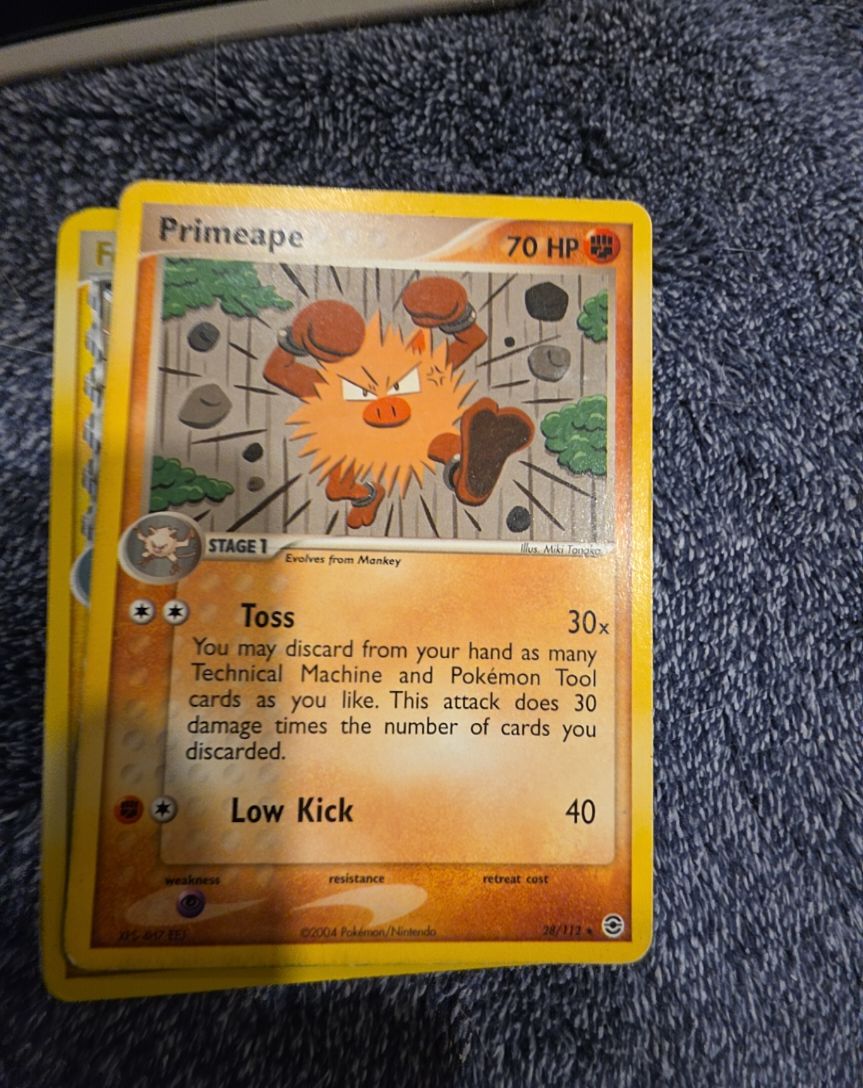 2004 Pokémon FireRed & LeafGreen #28 Primeape — front