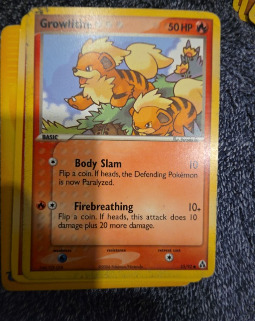 2006 Pokemon Legend Maker #55 Growlithe — front