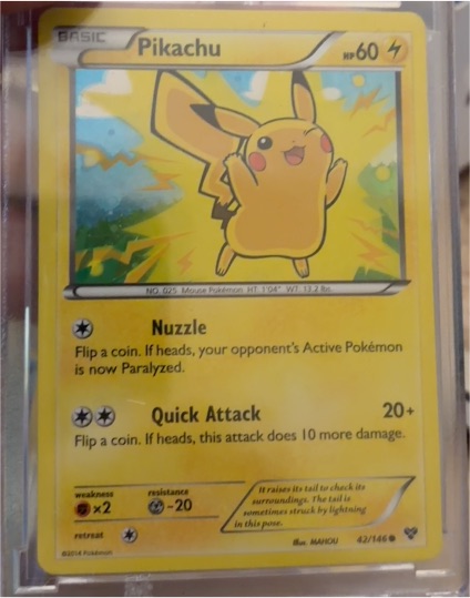 2014 Pokémon XY #42 Pikachu — front