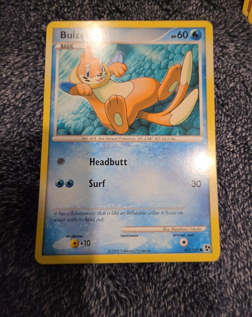 2008 Pokémon Great Encounters #61 Buizel — front