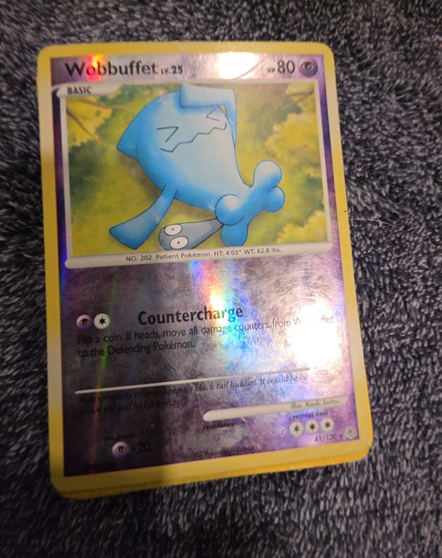 2007 Nintendo Pokemon #41 Wobbuffet — front