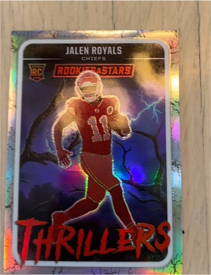 2025 Panini Rookies & Stars #28 Jalen Royals Thrillers Silver Prizm — front