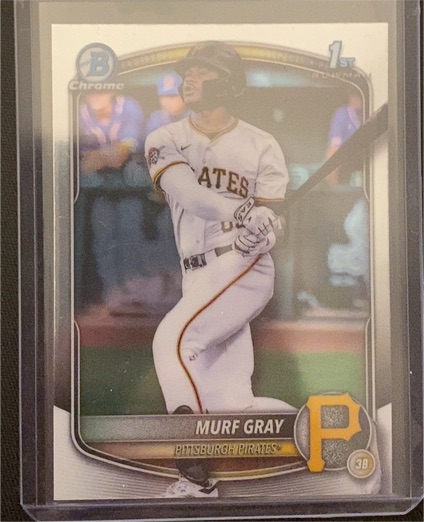 2025 Bowman Draft Chrome #BDC-108 Murf Gray — front