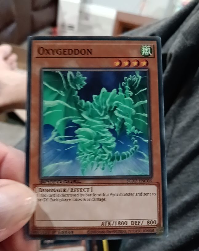 2002 Yu-Gi-Oh! SD09-EN011 Oxygeddon — front