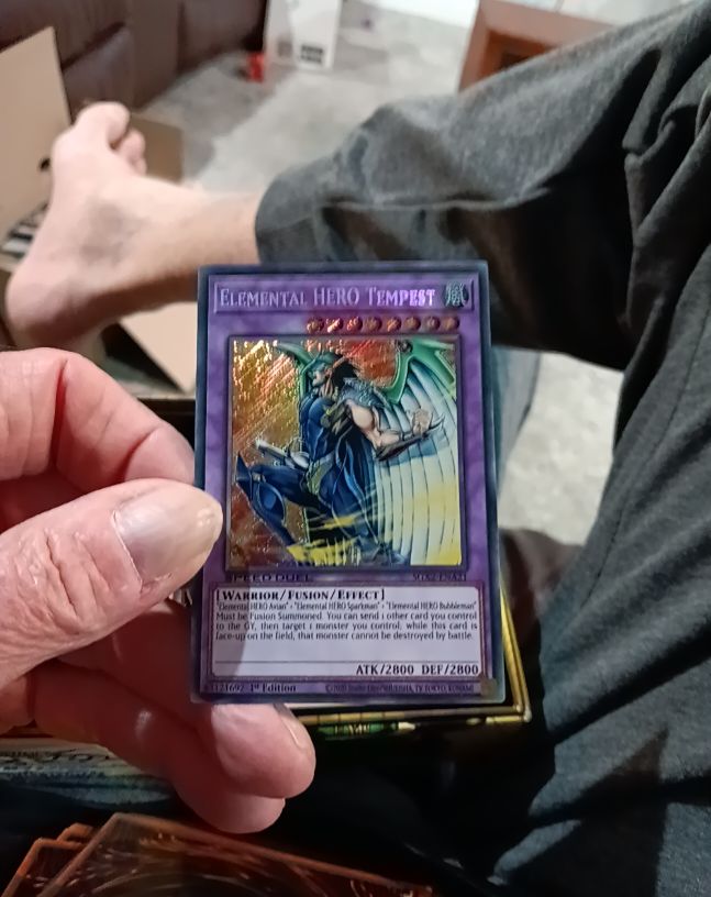 2007 Yu-Gi-Oh! SGX2-ENA21 Elemental HERO Tempest — front