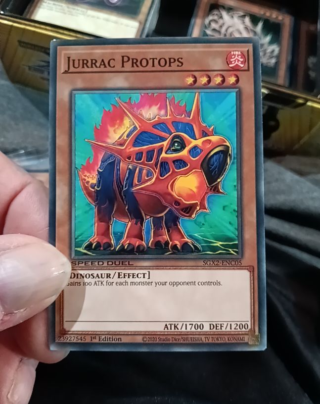 2020 Yu-Gi-Oh! SGX2-ENC05 Jurrac Protops — front