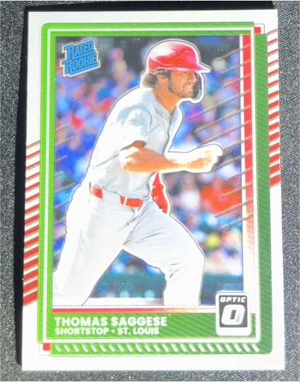 2025 Donruss Optic #30 Thomas Saggese — front