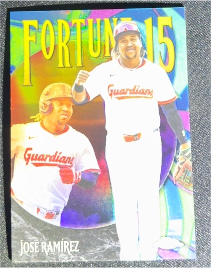 2025 Topps Chrome Update #F15-8 Jose Ramirez — front