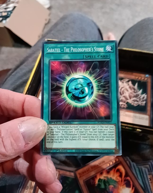 2020 Yu-Gi-Oh! SGX2-ENA17 Sabatiel - The Philosopher's Stone — front