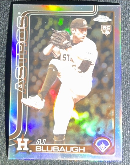 2025 Topps Chrome Update #USC163 AJ Blubaugh — front