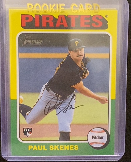 2024 Topps Heritage High Number #594 Paul Skenes — front