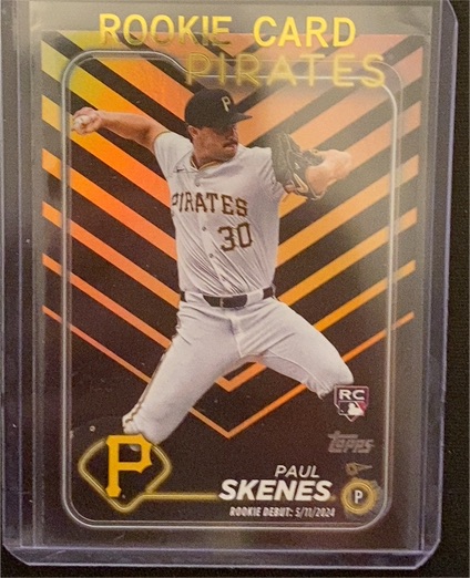 2024 Topps Update Series #US100 Paul Skenes Rookie Card — front