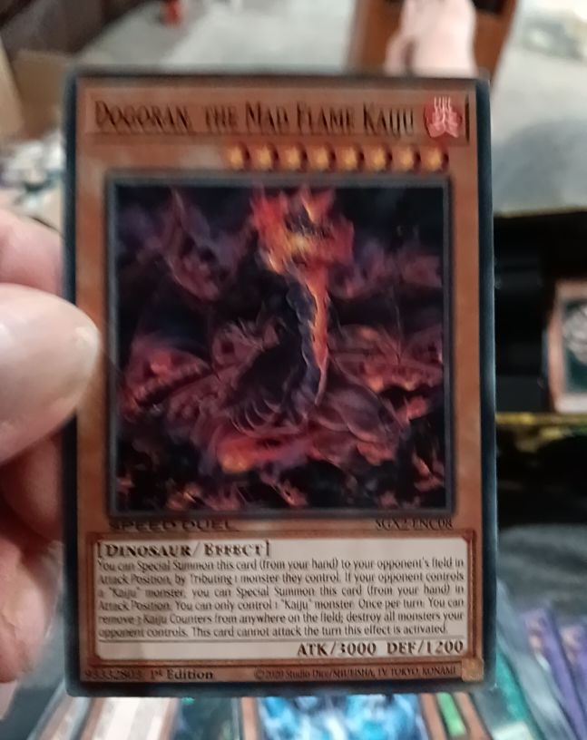 2020 Yu-Gi-Oh! CORE-EN087 Dogoran, the Mad Flame Kaiju — front