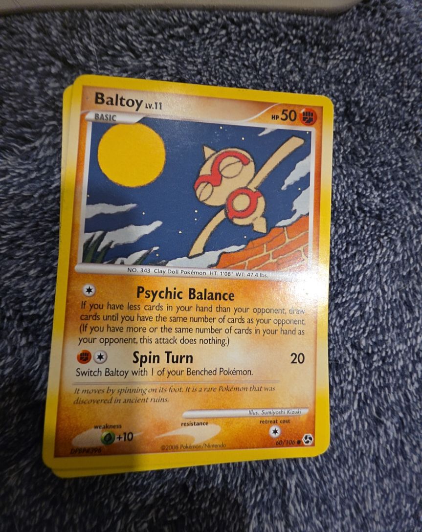 2008 Pokemon Great Encounters #60 Baltoy — front