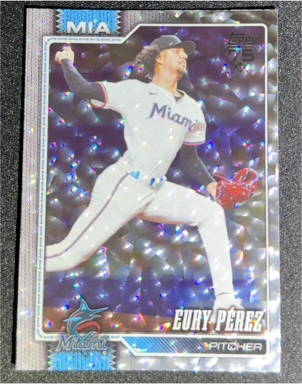 2026 Topps Series 1 #285 Eury Pérez — front