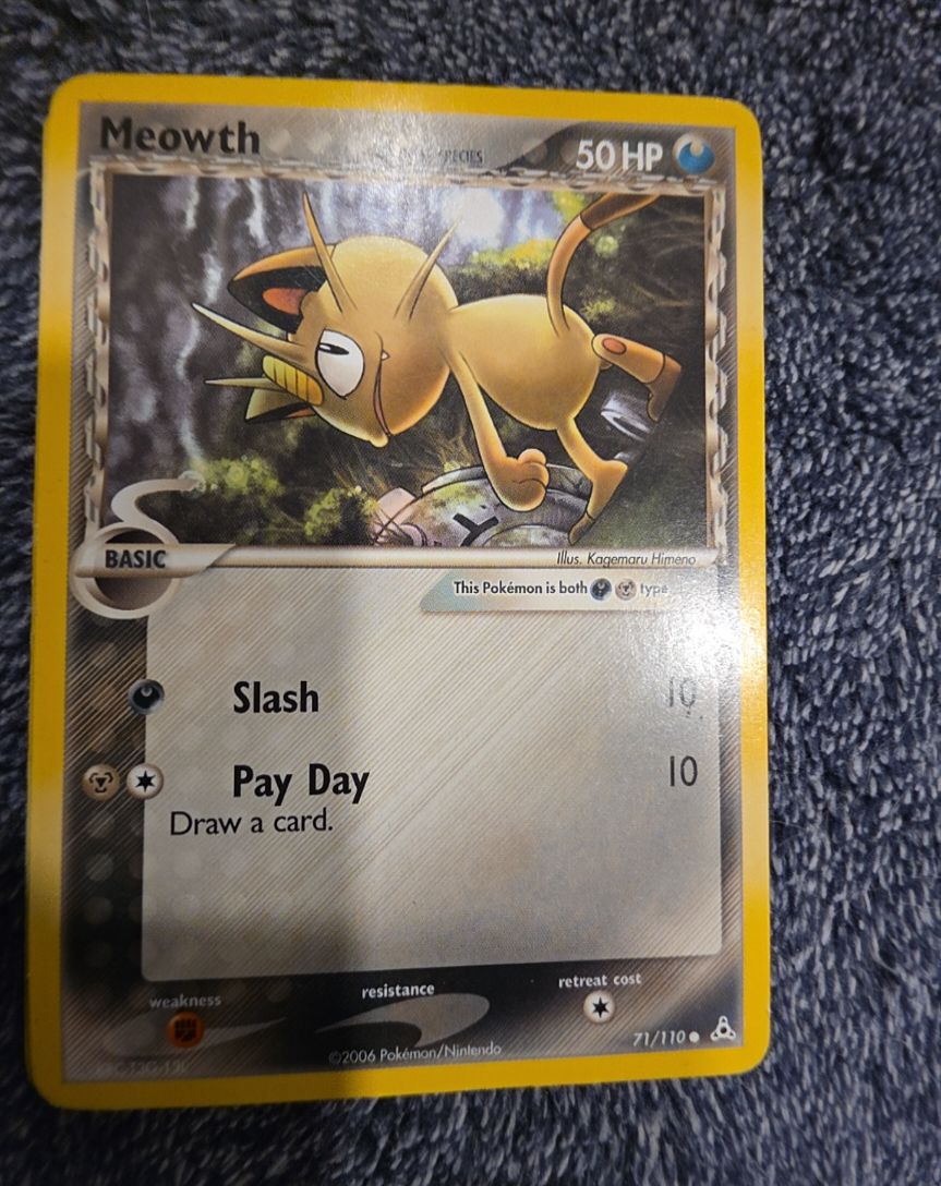 2006 Pokémon EX Holon Phantoms #71 Meowth (Delta Species) — front