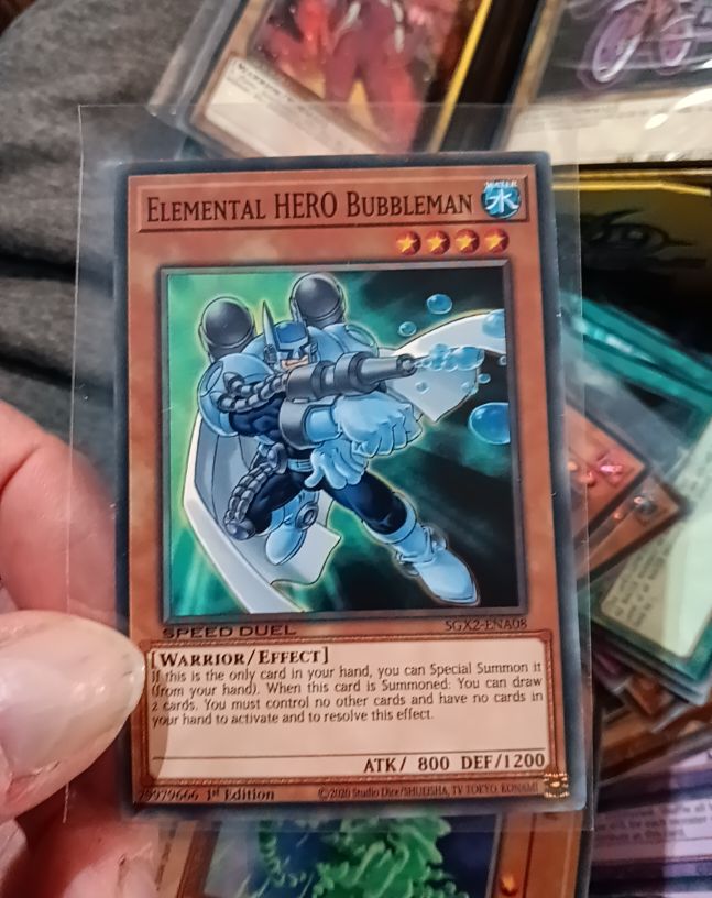 2010 Yu-Gi-Oh! SDX2-ENA08 Elemental HERO Bubbleman — front