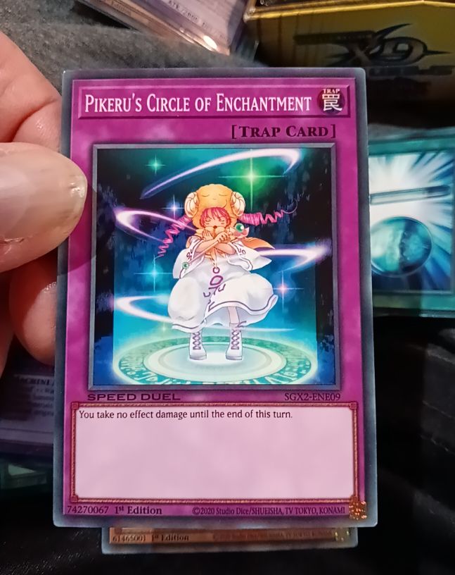 2020 Yu-Gi-Oh! SGX2-ENE09 Pikeru's Circle of Enchantment — front