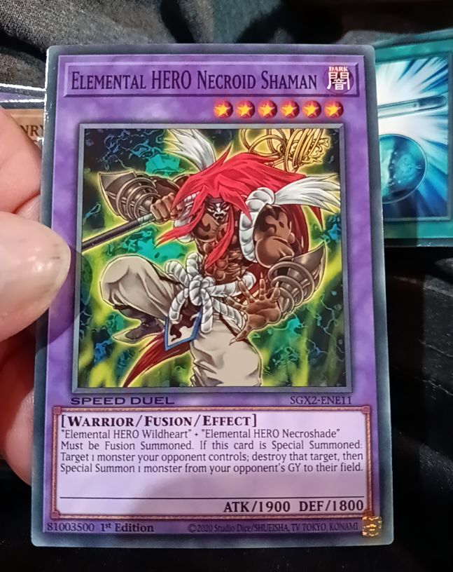 2020 Yu-Gi-Oh! Speed Duel #SGX2-ENE11 Elemental HERO Necroid Shaman — front