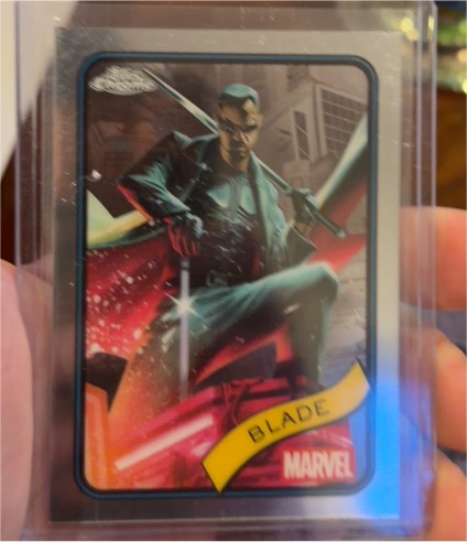 2025 Topps Chrome Marvel #126 Blade — front