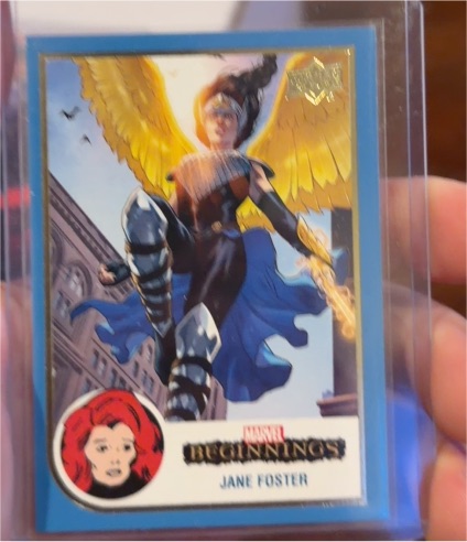 2022 UD Marvel Beginnings #7 Jane Foster — front