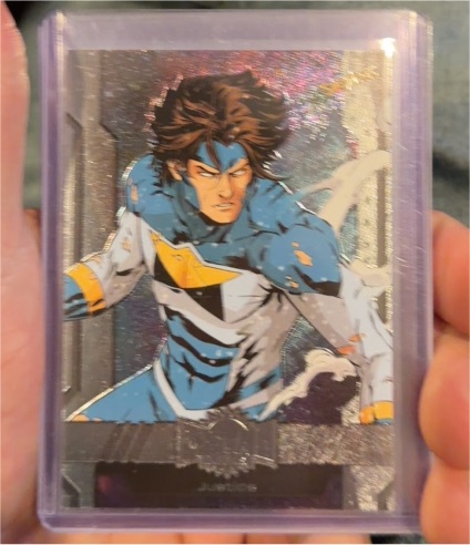 2024 Skybox Marvel Metal Universe Avengers #25 Justice — front