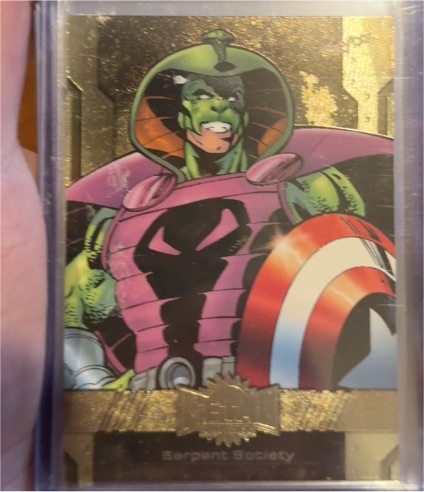 2024 Skybox Metal Universe Avengers #57 Serpent Society — front