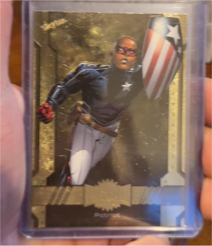 2024 SkyBox Marvel Metal Universe Avengers #189 Patriot — front