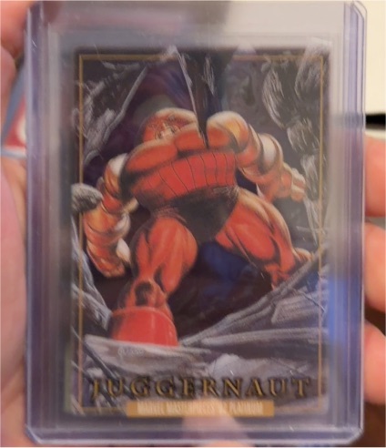 2024 Upper Deck Marvel Masterpieces '92 Platinum #45 Juggernaut — front