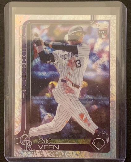 2025 Topps Update Series #US286 Zac Veen — front