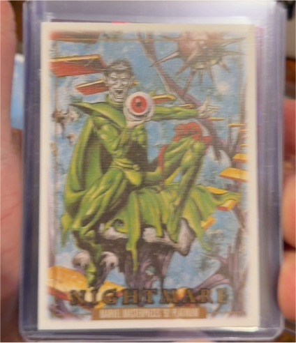 1992 Marvel Masterpieces '92 Platinum #61 Nightmare — front