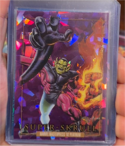 2024 Marvel Masterpieces '92 Platinum #84 Super-Skrull — front