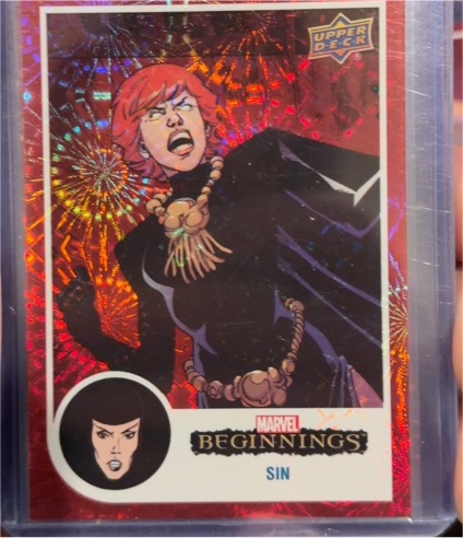 2022 Upper Deck Marvel Beginnings Vol. 2 Series 1 #107 Sin — front