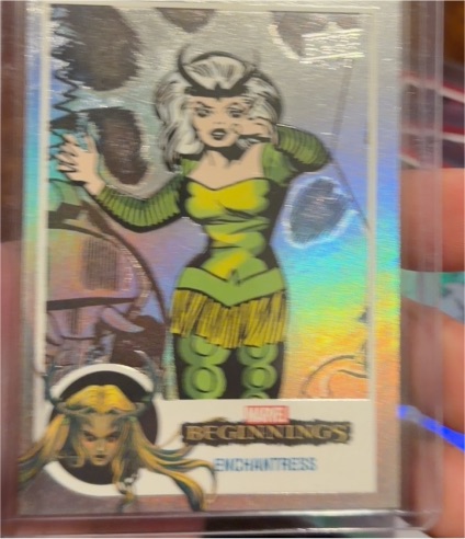 2022 Upper Deck Marvel Beginnings Vol 2 Series 1 Flipped FX #FFX27 Enchantress — front